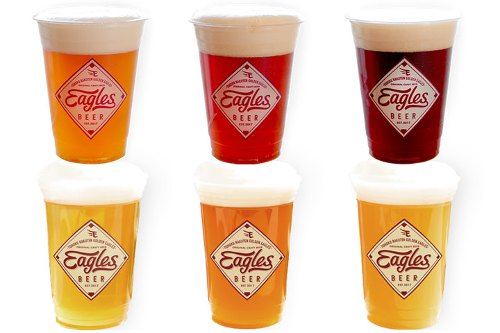 毎試合が東北ビール祭り 楽天オリジナルクラフトビール Eagles Beer は6種類