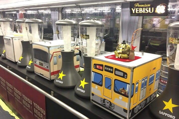 ビール列車「ヱビスビール特急2018 for ライオンズ」
