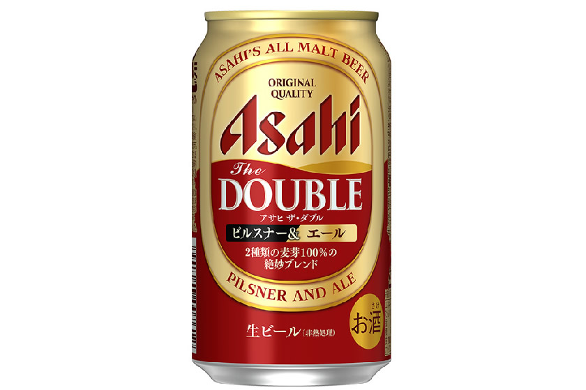 アサヒビール 麦芽100 ピルスナー エールのブレンド アサヒ ザ ダブル を9月4日発売