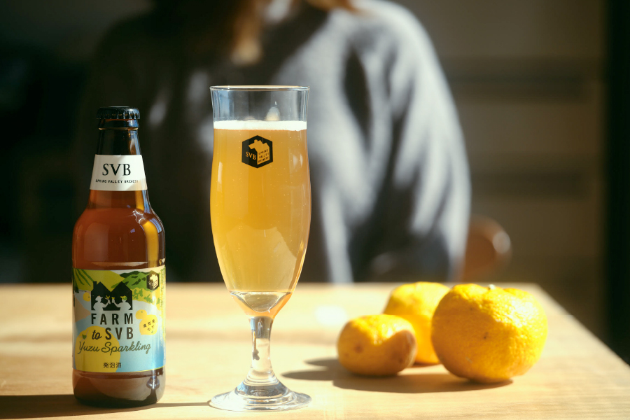 スプリングバレー「YUZU Sparkling ～FARM to SVB 高知産ゆず～」
