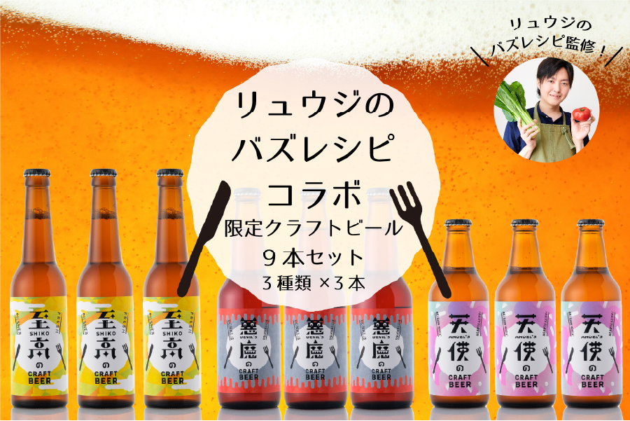 【リュウジのバズレシピコラボ限定】クラフトビール9本セット