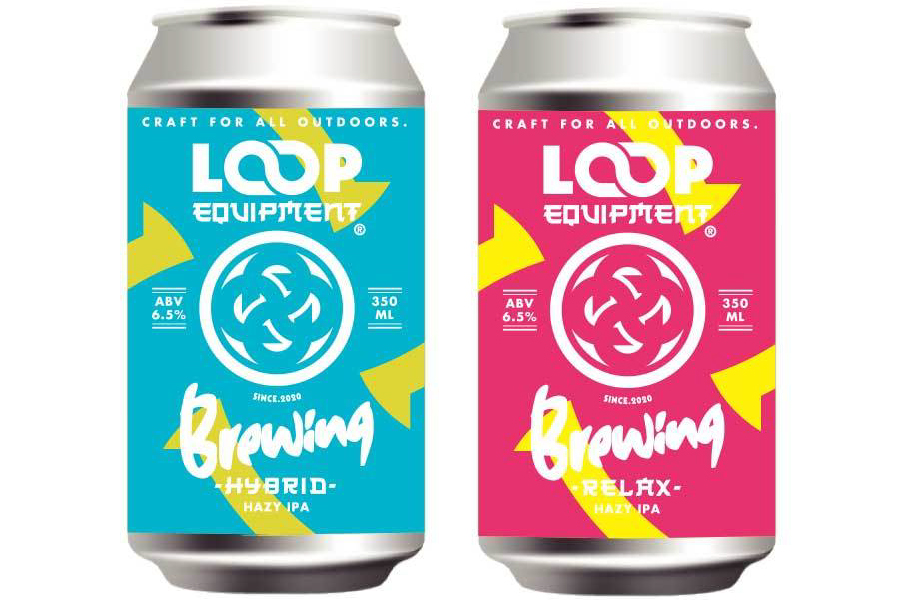 「LOOP EQUIPMENT／HYBRID -HAZY IPA-」「LOOP EQUIPMENT／-HAZY SHISO IPA-」