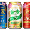 サントリービール「金麦」「金麦〈糖質75％〉」「金麦〈ザ・ラガー〉」