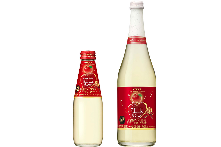 アサヒビール「ニッカ シードル紅玉リンゴ」