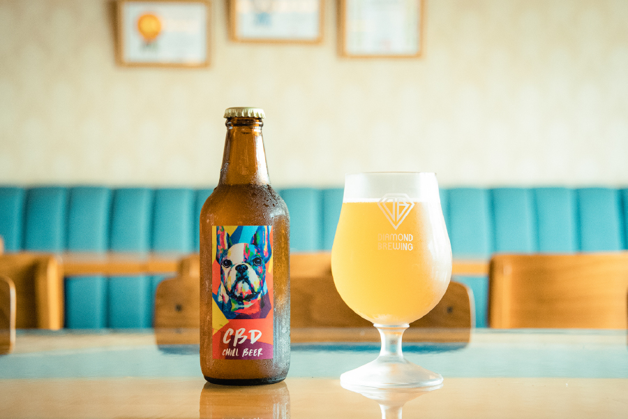シェアタス×ダイヤモンドブルーイング「CBD Chill Beer」
