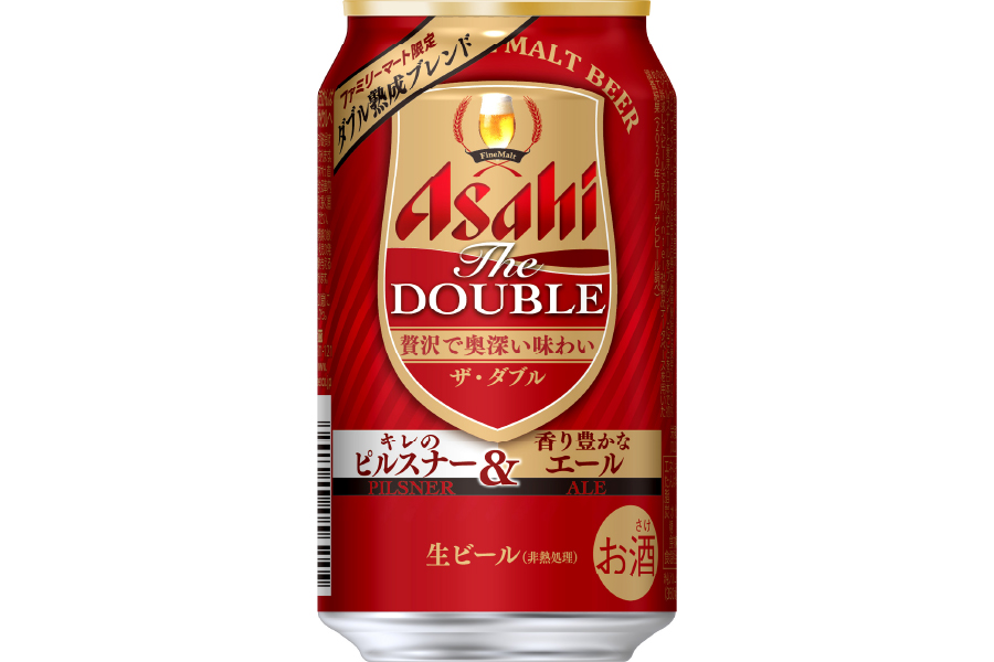 アサヒビール、ファミリーマート「アサヒ ザ・ダブル ダブル熟成ブレンド」