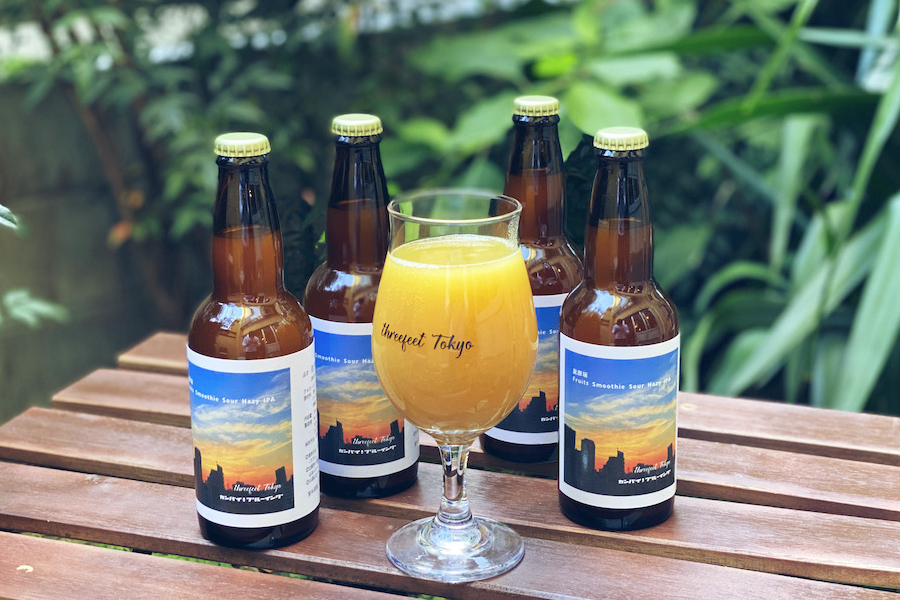 threefeet「裏原坂Fruits Smoothie Sour Hazy IPA」