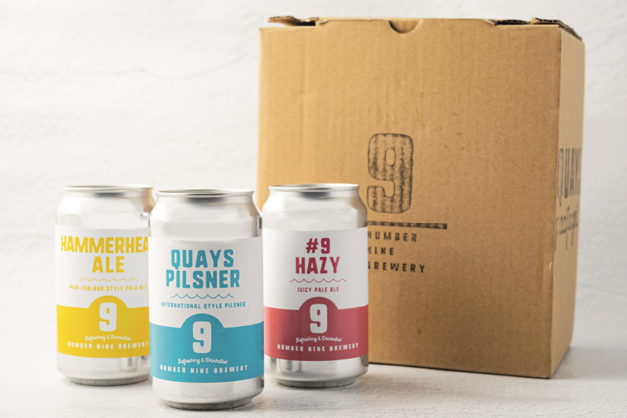 NUMBER NINE BREWERY「ハンマーヘッド・エール」「キーズ・ピルスナー」「ナンバーナイン・ヘイジー」