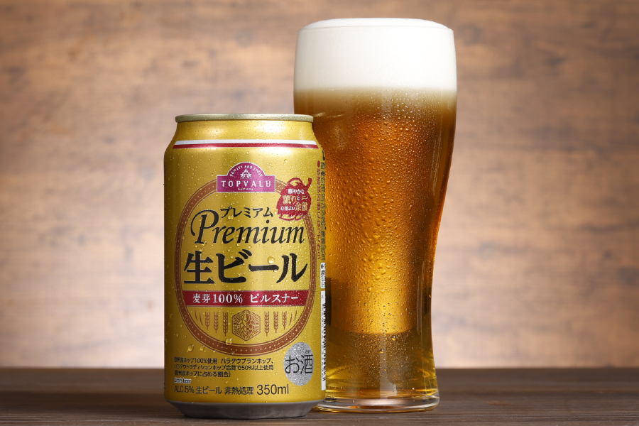 ﻿イオン「トップバリュ プレミアム生ビール」