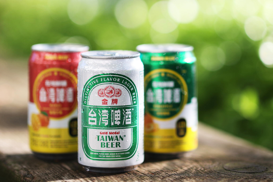 台灣啤酒「台湾金牌ビール（缶）」「台湾マンゴービール」「台湾パイナップルビール」