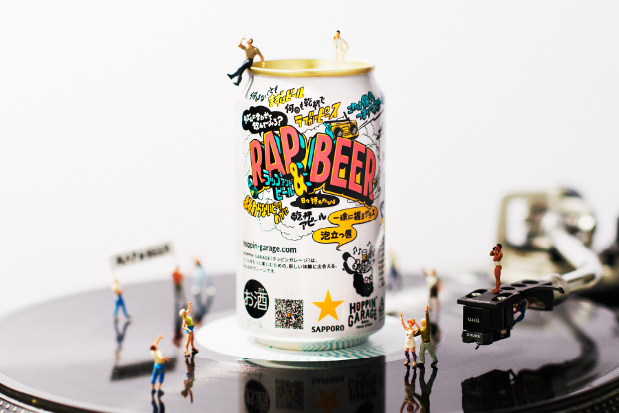 サッポロビール「HOPPIN' GARAGE RAP & BEER」