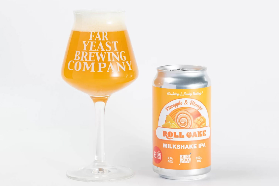 Far Yeast Brewing「「NIGHT WATCH PROJECT Mango Pineapple Roll Cake Milk Shake IPA」