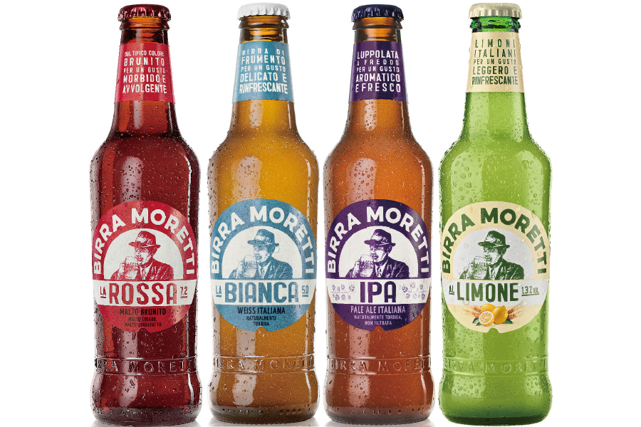 モレッティ「モレッティ・ビール・ラ・ロッサ」「モレッティ・ビール・ラ・ビアンカ」「モレッティ・ビール・IPA」「モレッティ・リモーネ・ラドレル」