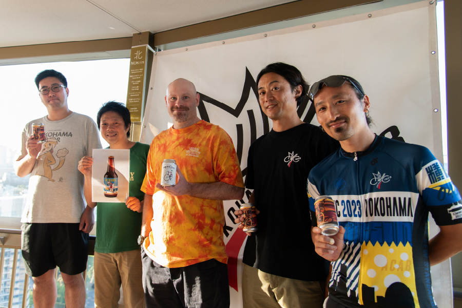 「横浜ビール」「横浜ベイブルーイング」「里武士 馬車道」