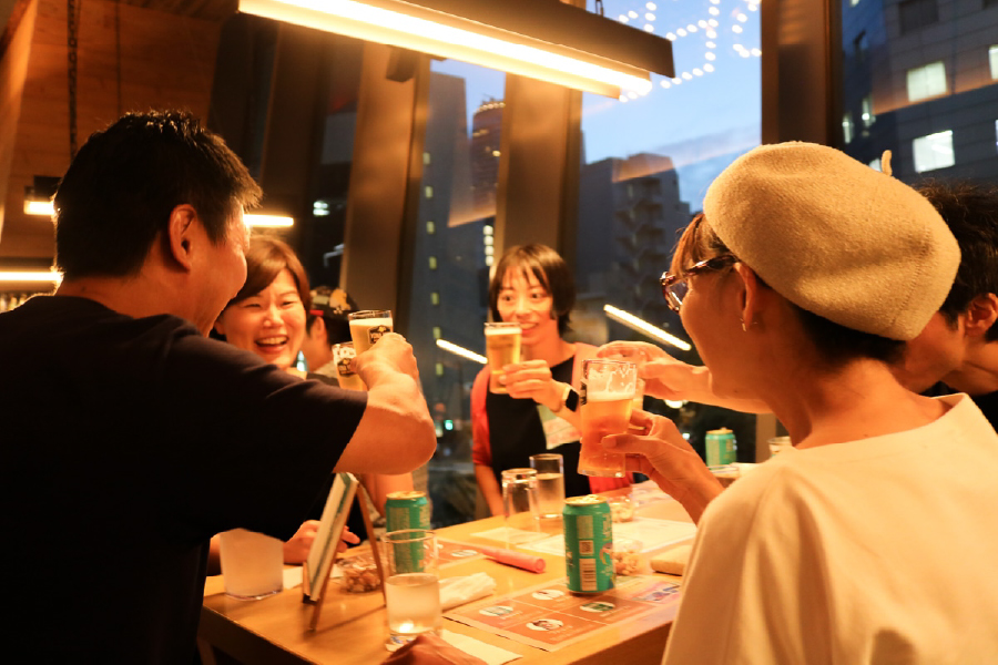 ヤッホーブルーイング、アサヒビール、トリクミ『お酒に強くないみんなの飲み会「微アルでここちよい新年会」』