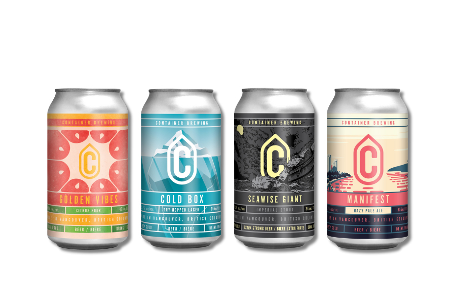 Container Brewing「Dry Hopped Lager」「Citrus Sour」「Hazy Pale Ale」「Imperial Stout」