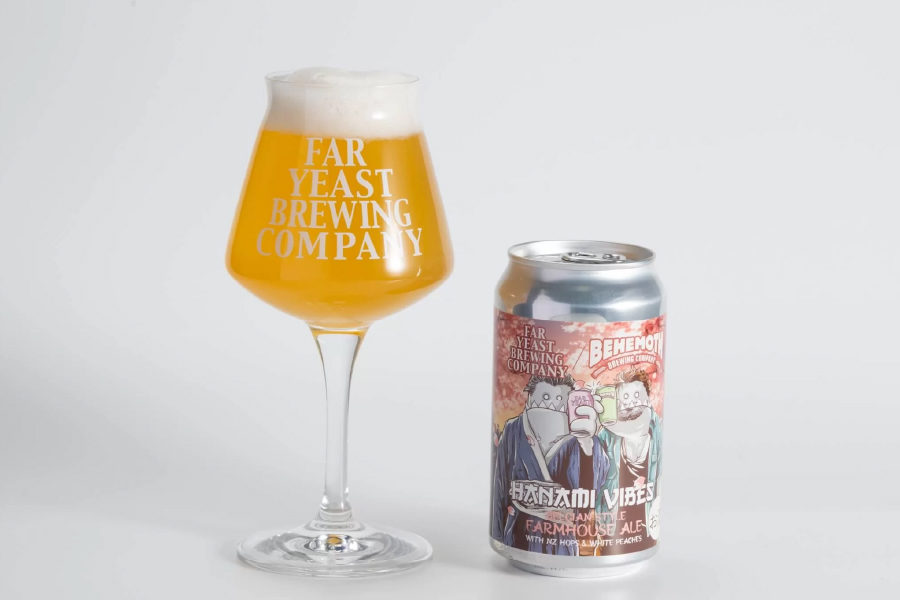 Far Yeast Brewing、Behemoth Brewing「Far Yeast Hanami Vibes」
