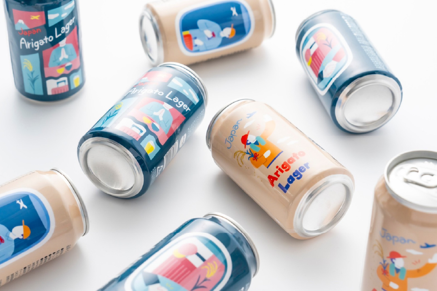 UTAGE BREWING、日本航空「Japan Arigato Lager」