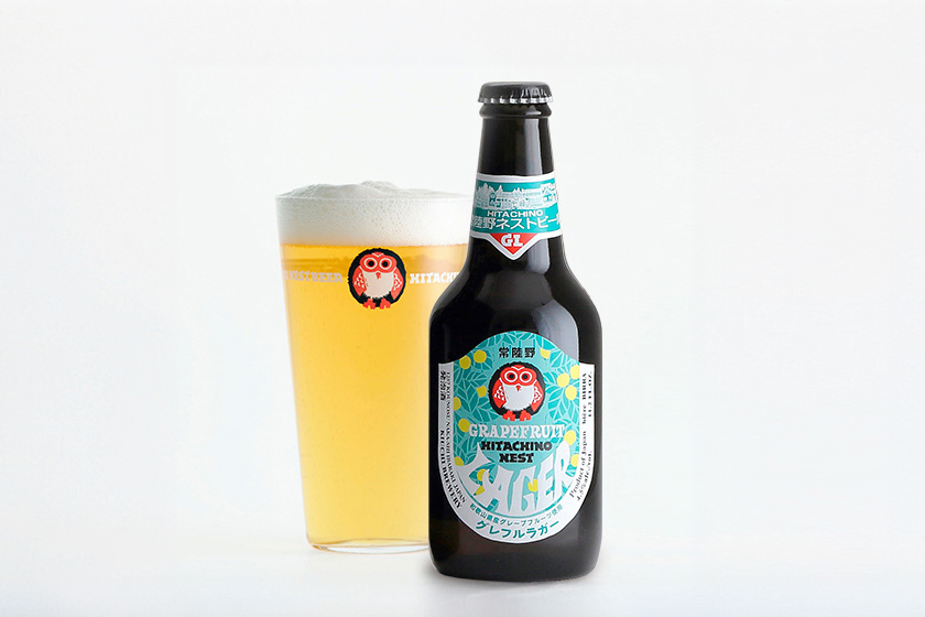 木内酒造「常陸野ネストビール グレフルラガー」