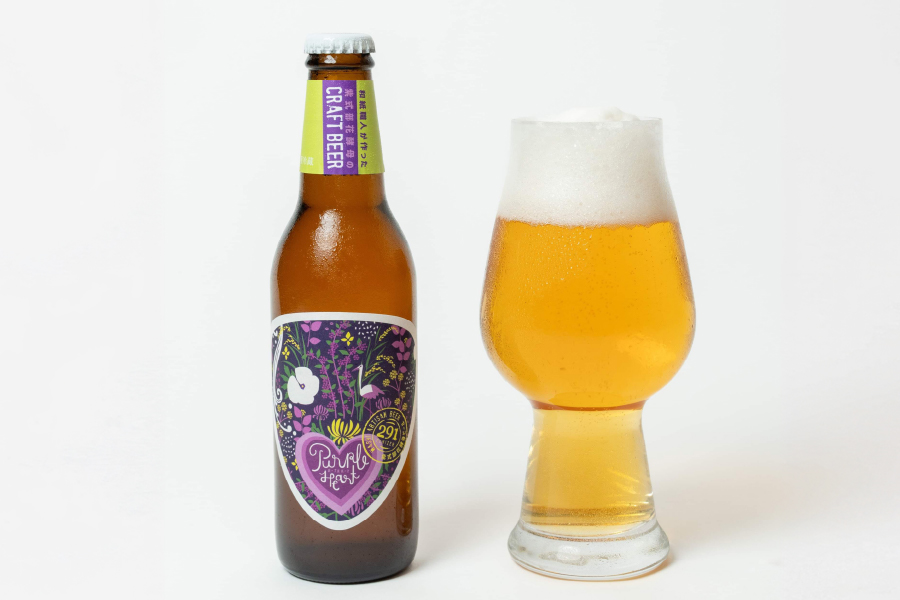 山伝製紙、MARCA BREWING「和紙職人が作った紫式部花酵母のCRAFT BEER」