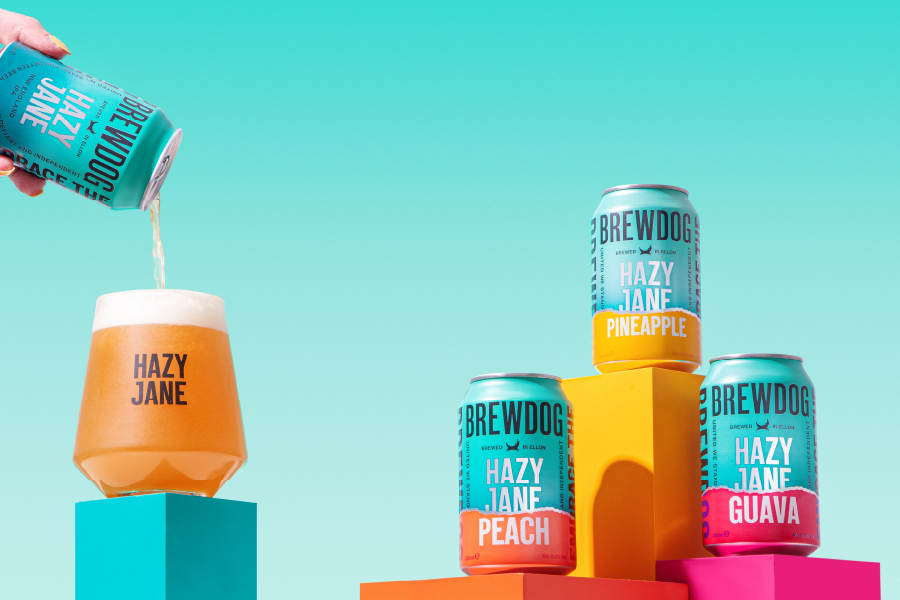 BREWDOG「ヘイジージェーン ピーチ」「ヘイジージェーン パイナップル」