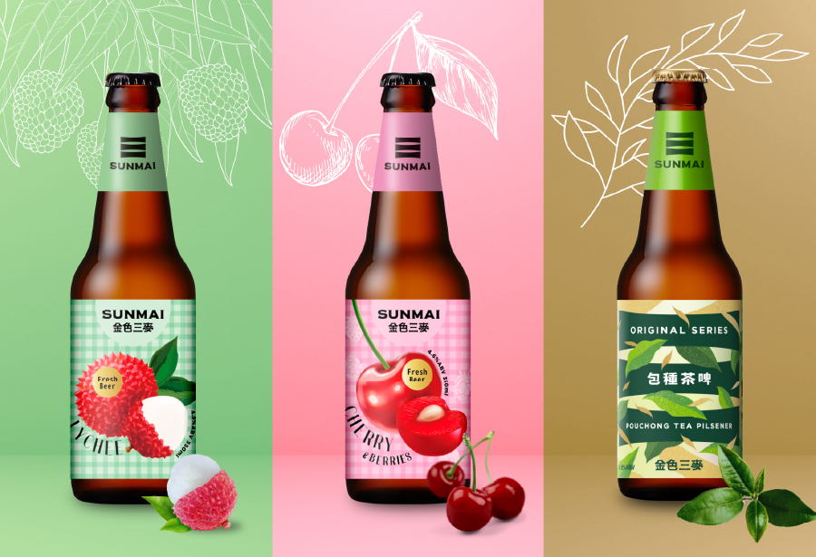 SUNMAI「ライチラガー」「チェリー＆ベリー」「パオチョンティーピルスナー」