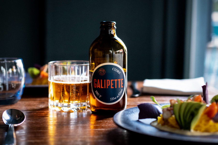 グリーングラデーション「GALIPETTE CIDRE BRUT/EXTRA BRUT/DOUX」