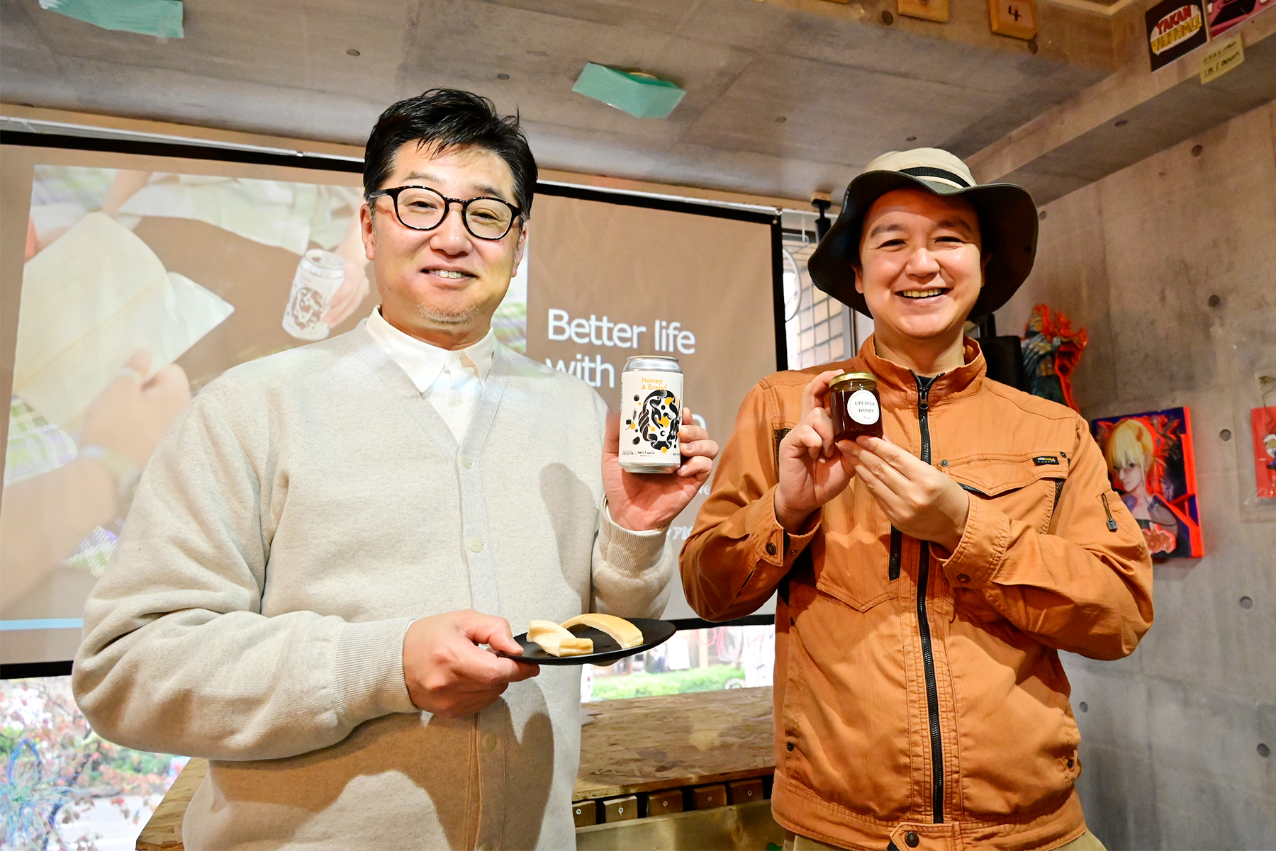 吉岡専務と市川社長